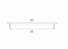SRL - ALFA ventilation grille width 80 x 600 mm - Grilles width 80 mm