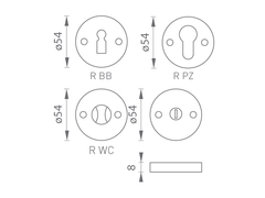 KE - rosette Round Rosette