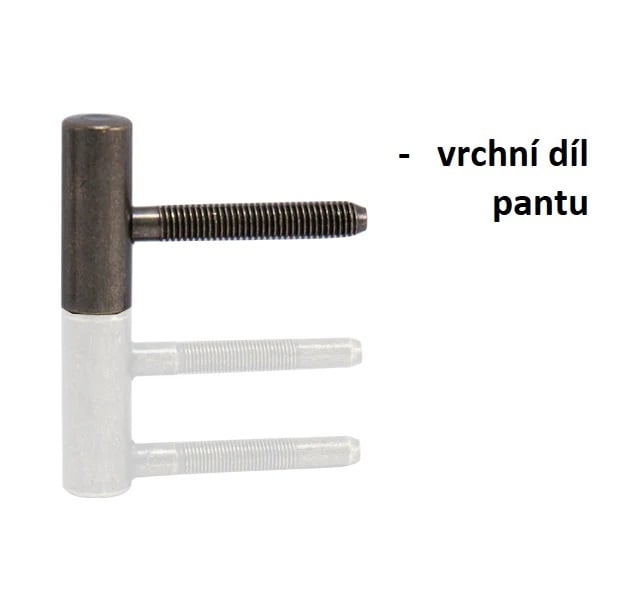 OV - Non-adjustable top hinge 100/15