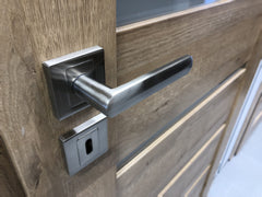 TORINO KTR 300 Satin - Door Handle on a Square Rose
