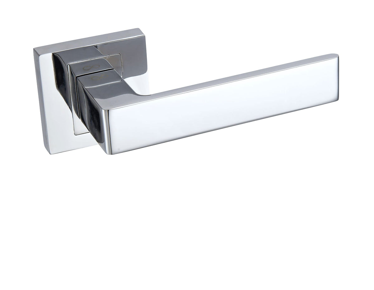 Infinity Handle Infinity Line Apollo KAO Chrome 700 - Door Handle on a Square Rose – Kovio
