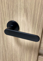 Infinity Line Wenus FIT KWF O B00 Black - Door Handle on a Backplate