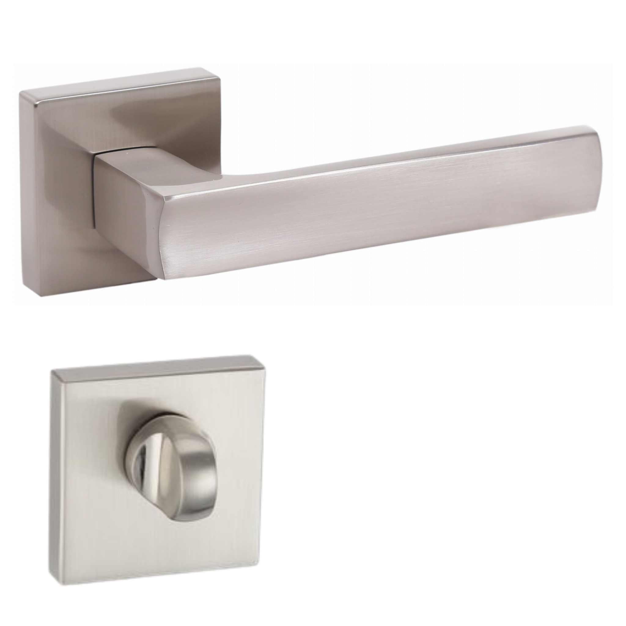 Infinity Line Duna KDI 300 Satin - Door Handle on a Square Rose