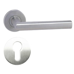 MP fittings Favorit R - Stainless Steel Door Handle