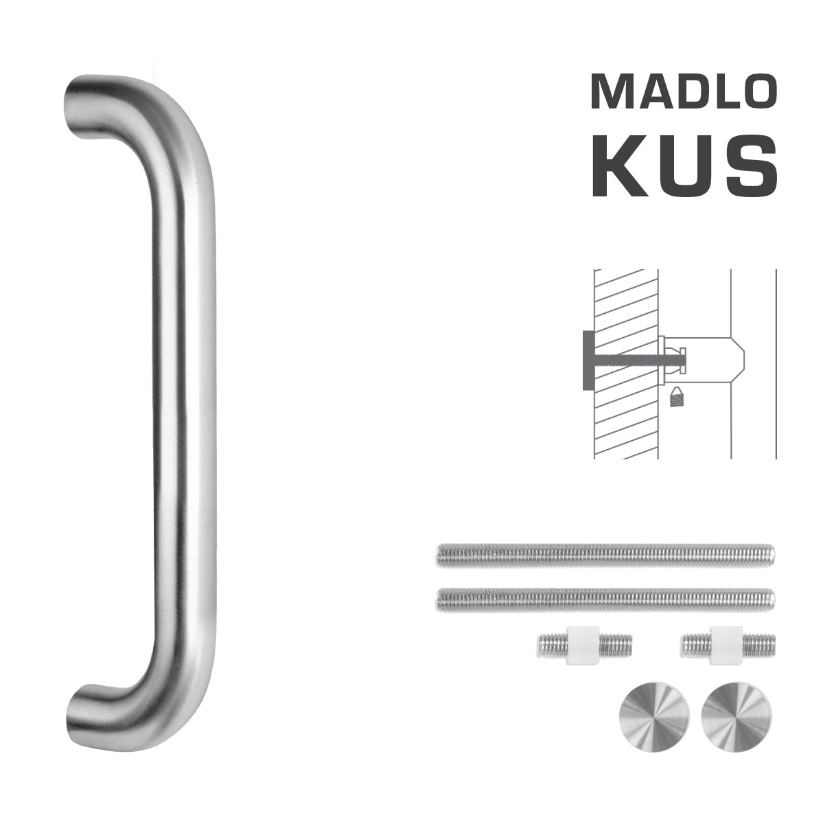 FT - HANDLE code K01 â‚¬Å¡Â¬Â¹Ã†â€™Â¦ 32 mm UN pc - Round straight handle