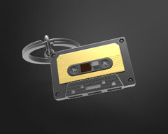 MTM - KEY KEY - Cassette gold-black - Key rings