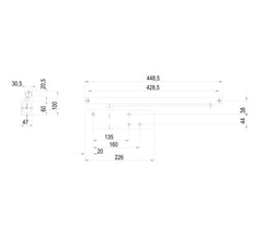 GZ - TS 3000 Self Mounting Plate - closing device with sliding bar