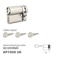 DORMAKABA DK - AP1000 US single-sided - System building inserts