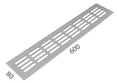 SRL - ALFA ventilation grille width 80 x 600 mm - Grilles width 80 mm