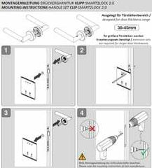 Griffwerk GK - LORITA - R - S2L with locking - Handles on round rosettes