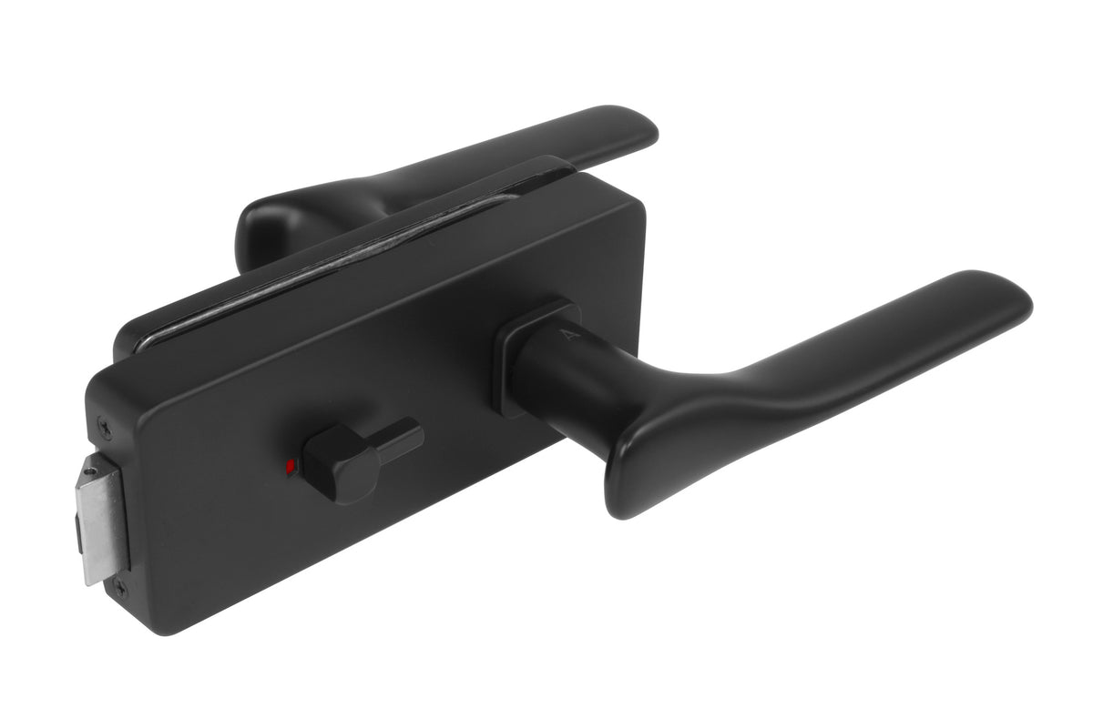 M.P MP - UNIQUE R8 - GLASS LOCK with handle ORCHIDE - WC - Locks for glass doors