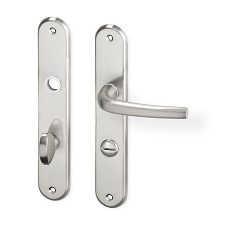 ACT Apoll - Door Handle on a Backplate - matt nickel