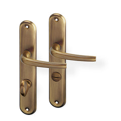 Apoll Shield Door Handle - bronze