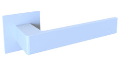 Apollo FIT white KAF 800 - Door Handle on a Square Rose