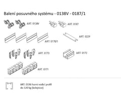 SC - SLIDING SYSTEM SERIES 100 SILENT GLASS 120 KG