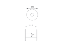 M.P MP - Peephole - COMPLETE - Optical peephole