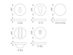 Ghidini GI - rosette Round Rosette