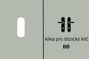 Sofia exclusive  - Door Handle on a Backplate