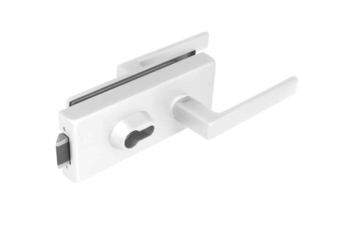 Tupai TI - LOCK for glass with handle SONIA 4015 - PZ - Locks for glass doors