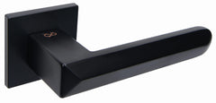 Bohema FIT black KBH B00 - Door Handle on a Square Rose