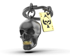 MTM - KEY FOB - Black skull - Key rings
