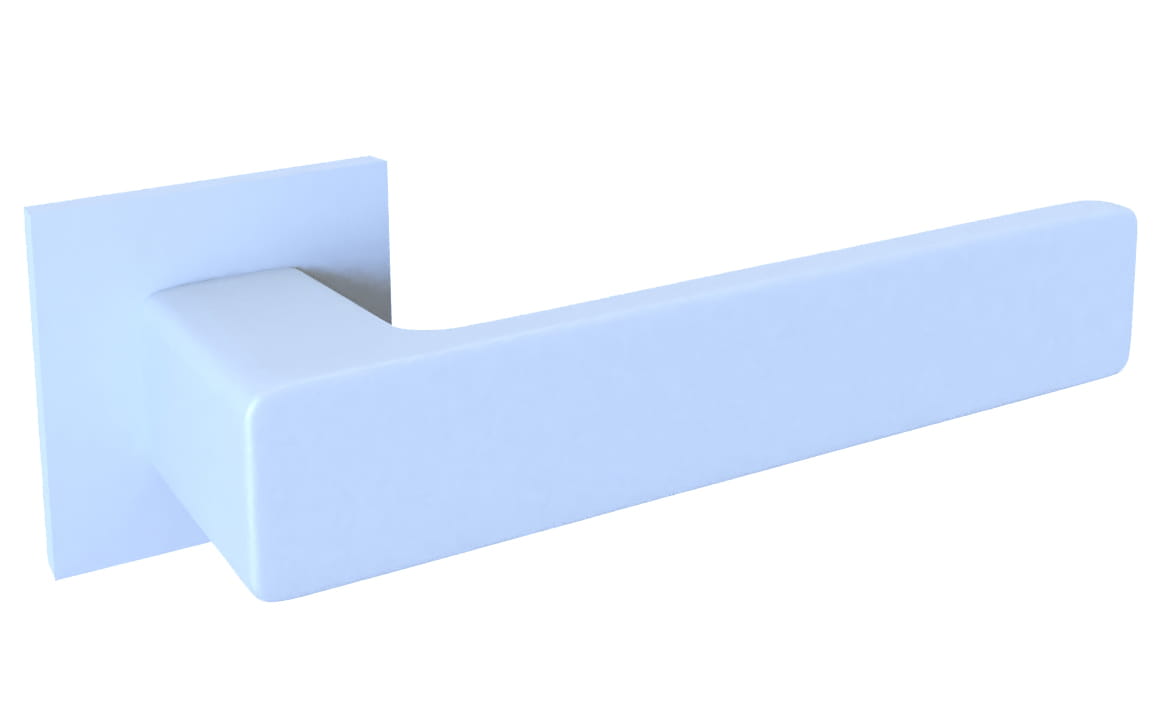Cavo white KVO 800 - Door Handle on a Square Rose