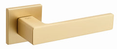 Infinity Line Cavo gold mat KSO M G00 - Door Handle on a Square Rose