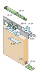 SC - SLIDING SYSTEM SERIES 100 SILENT WITH 40 KG SP