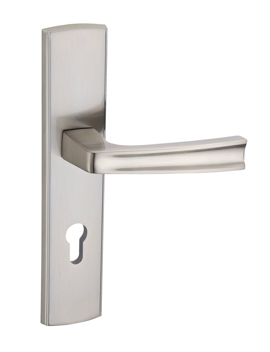 Infinity Line Cezar KCR 312 K+K Satin -External Door Handle on a Backplate