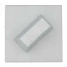Line HR Exclusive Door Handle on a Square Rose