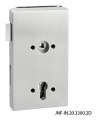 JNF - B Fittings for glass doors Square Rosette