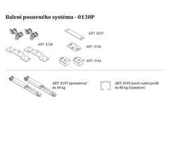 SC - SLIDING SYSTEM SERIES 100 SILENT WITH 40 KG SP