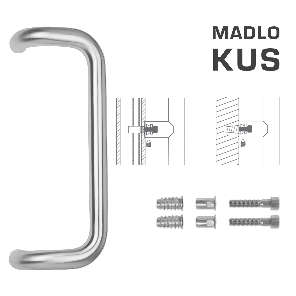FT - HANDLE code K38 â‚¬Å¡Â¬Â¹Ã†â€™Â¦ 32 mm SP pcs - Round off-set handles