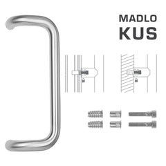 FT - HANDLE code K38 â‚¬Å¡Â¬Â¹Ã†â€™Â¦ 32 mm SP pcs - Round off-set handles