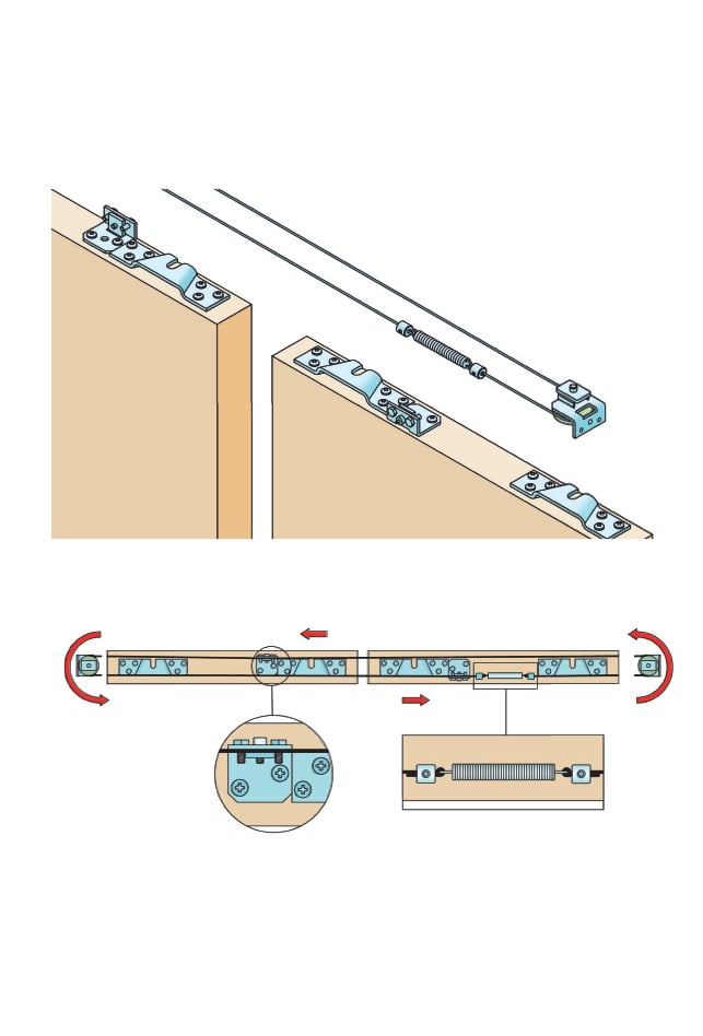 SC - SLIDING SYSTEM SERIES 100 SILENT 80 KG SP + SINCRO