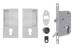 AGB - Set for sliding doors WAVE - HR PZ - shells and handles for sliding doors