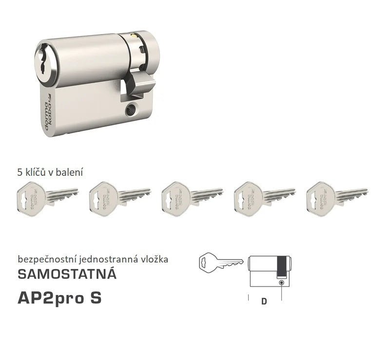 DORMAKABA DK - EAP2pro S single-sided - Separate safety inserts - BT3