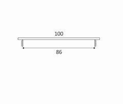 SRL - ALFA ventilation grille width 100 x 250 mm - Grilles width 100 mm