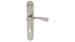 Alub Dajana nickel satin - door  - Door Handle on a Backplate