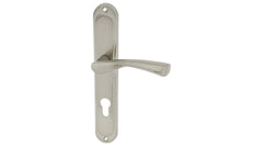 Alub Dajana nickel satin - door  - Door Handle on a Backplate