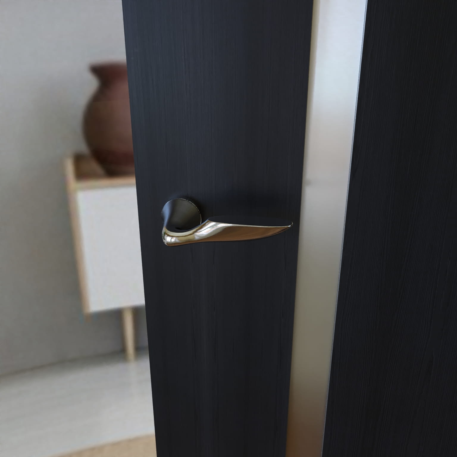 Infinity Line Dolce KDLC 700 Chrome - Door Handle on a Backplate