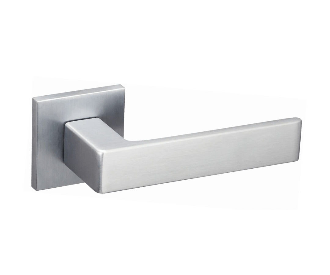 Infinity Line Apollo FIT matt chrome KAF M700 - Door Handle on a Square Rose