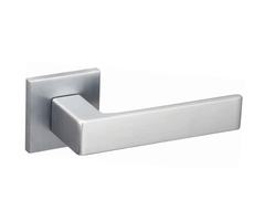 Infinity Line Apollo FIT matt chrome KAF M700 - Door Handle on a Square Rose