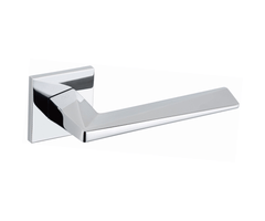 Infinity Line Diamond FIT chrome KDF 700 - Door Handle on a Square Rose