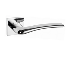 Vento SLIM Chrome KVNO S 700 - Door Handle on a Square Rose