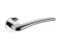 Infinity Line Vento SLIM Chrome KVNO S O 700 - Door Handle on a Round Rose