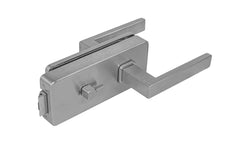 M.P MP - UNIQUE R8 - GLASS LOCK with QUADRA handle - WC - Locks for glass doors