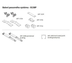 SC - SLIDING SYSTEM SERIES 100 SILENT WITH 80 KG SP