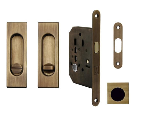 FT - Square sliding door set - WC