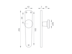 Ghidini GI - Shield with sphere - B / 7071